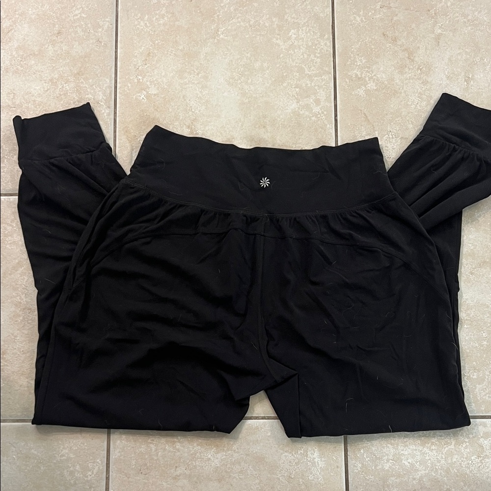 Athleta Black Women's Joggers with High Waist